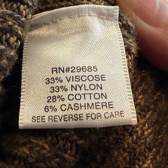 Pendleton Cable Knit Heathered Sweater L - Picture 5 of 6